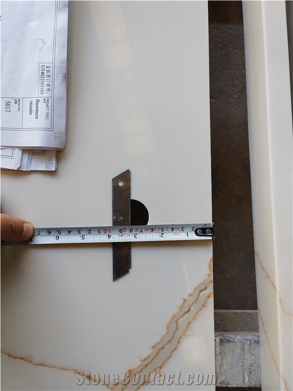 Calacatta Gold Marble-Look Quartz Quartz Slabs