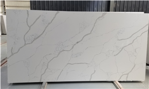 Popular Laza White Artificial Quartz Kitchen Countertops