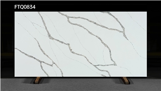 3200*1600*18Mm Calacatta Quartz Slabs 3200*1600*18Mm Calacatta Quartz Slabs