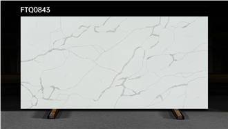 3200*1600*18Mm Calacatta Quartz Slabs