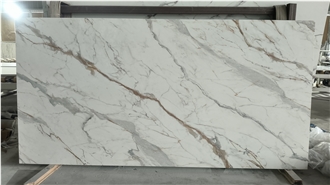 Marble Effect 3D Printed Full Body Quartz Slabs