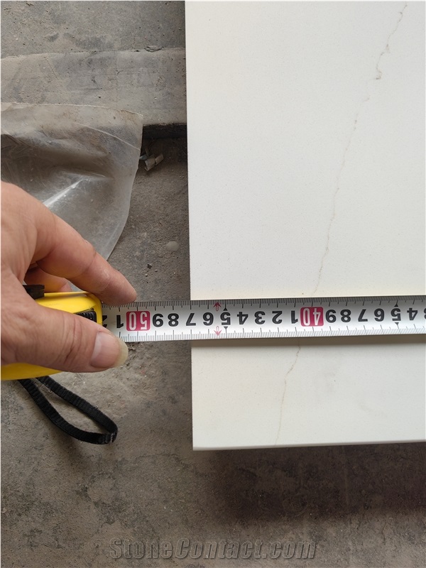 5001 Calacatta Ethereal Quartz Slabs
