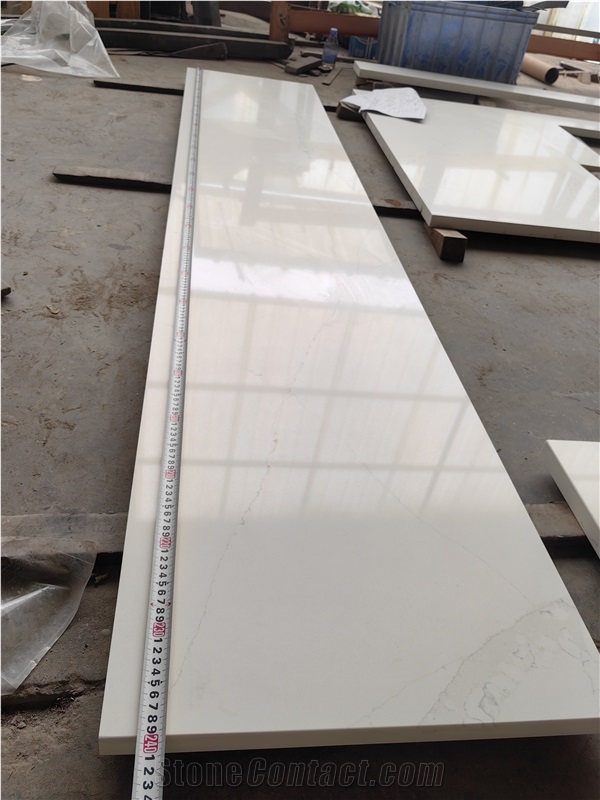 5001 Calacatta Ethereal Quartz Slabs