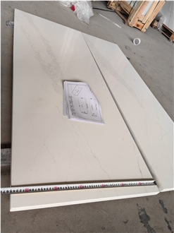5001 Calacatta Ethereal Quartz Slabs