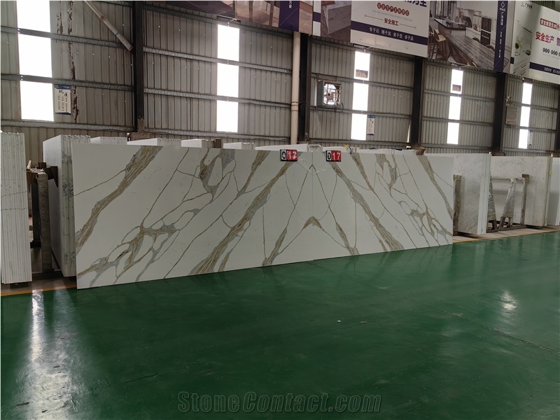 5072 Calacatta Stella Quartz Slabs