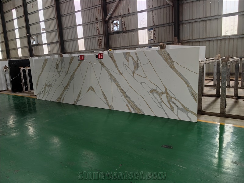 5072 Calacatta Stella Quartz Slabs