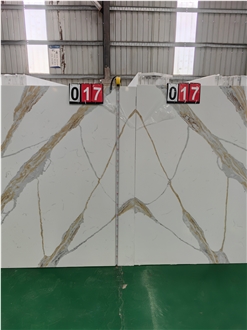 5072 Calacatta Stella Quartz Slabs
