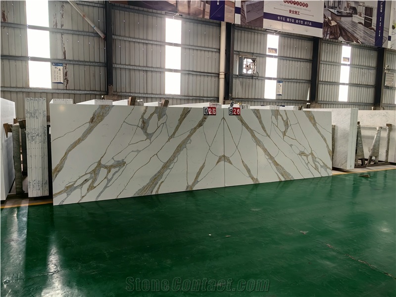 5072 Calacatta Stella Quartz Slabs