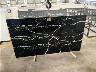5090 Calacatta Nero Quartz Slabs