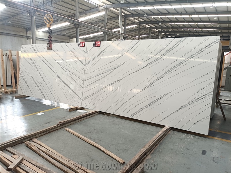 5093 Calacatta Sivec Quartz Slabs