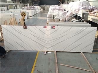 5093 Calacatta Sivec Quartz Slabs