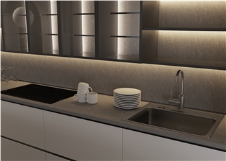 Calacatta Grey Artificial Quartz Slabs
