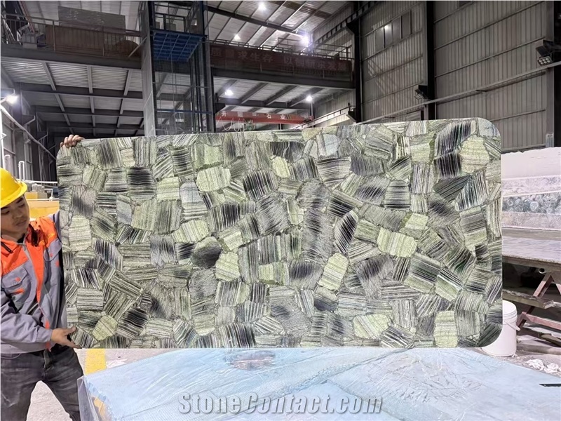 High Quality Backlit Semiprecious Stone Slabs