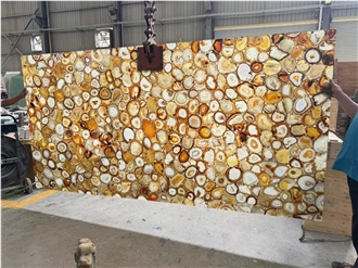 High Quality Backlit Semiprecious Stone Slabs