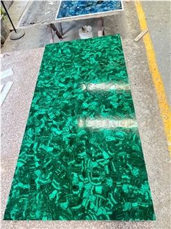 Modern Design Green Malachite Gemstone Slabs