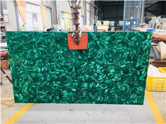 Modern Design Green Malachite Gemstone Slabs