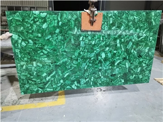 Modern Design Green Malachite Gemstone Slabs