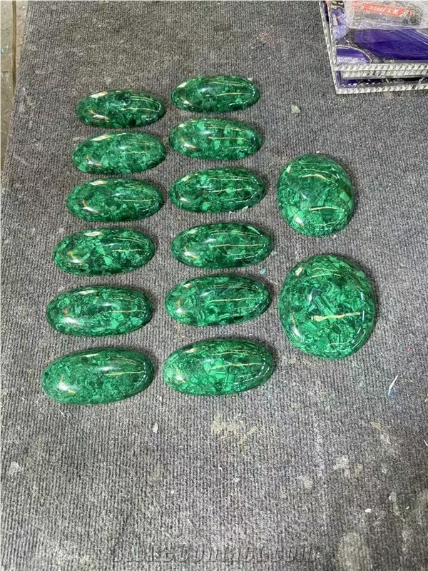 Modern Design Green Malachite Gemstone Slabs