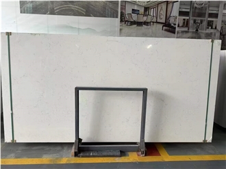Factory Artificial White Carrara Quartz Slabs