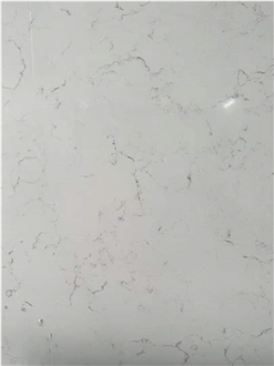 Factory Artificial White Carrara Quartz Slabs