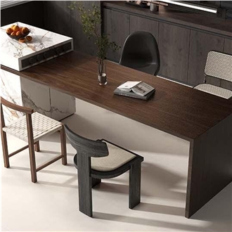 1600*3200 Dark Wood Mold 1.2Cm Sintered Stone Floor