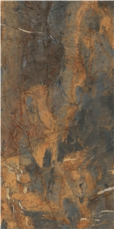 1600*3200 Gold Slate Mold 1.2Cm Sintered Stone Panels