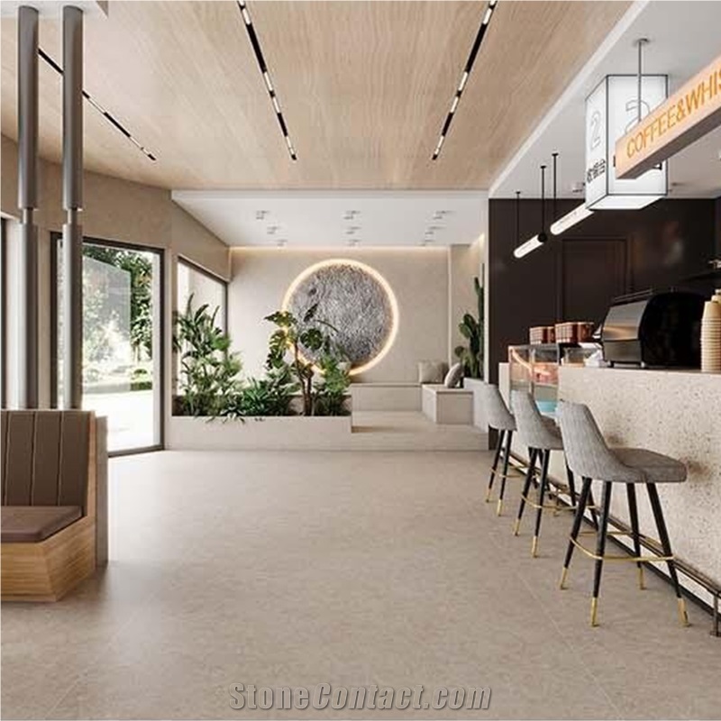 1600*3200 LIMESTONE Beige Mold 1.2Cm Sintered Stone Panels
