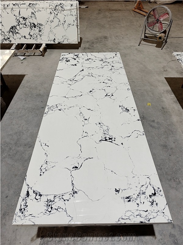 X22 Panda White Quartz Slabs
