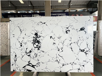 X22 Panda White Quartz Slabs