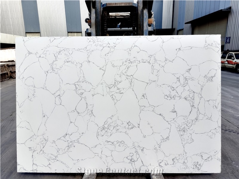 X28 Calacatta Galaxy Quartz Slabs
