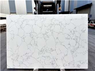 X28 Calacatta Galaxy Quartz Slabs