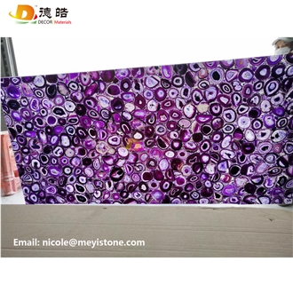Natural Agate Semiprecious Stone Sheets