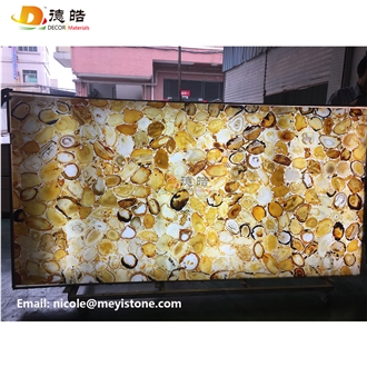 Natural Agate Semiprecious Stone Sheets