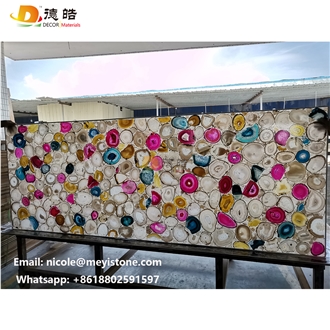 Natural Agate Semiprecious Stone Sheets