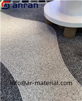Washed Resin Stone Floor Application