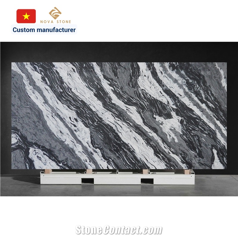 NV2005 Artificial Quartz Slab Quartz Floor