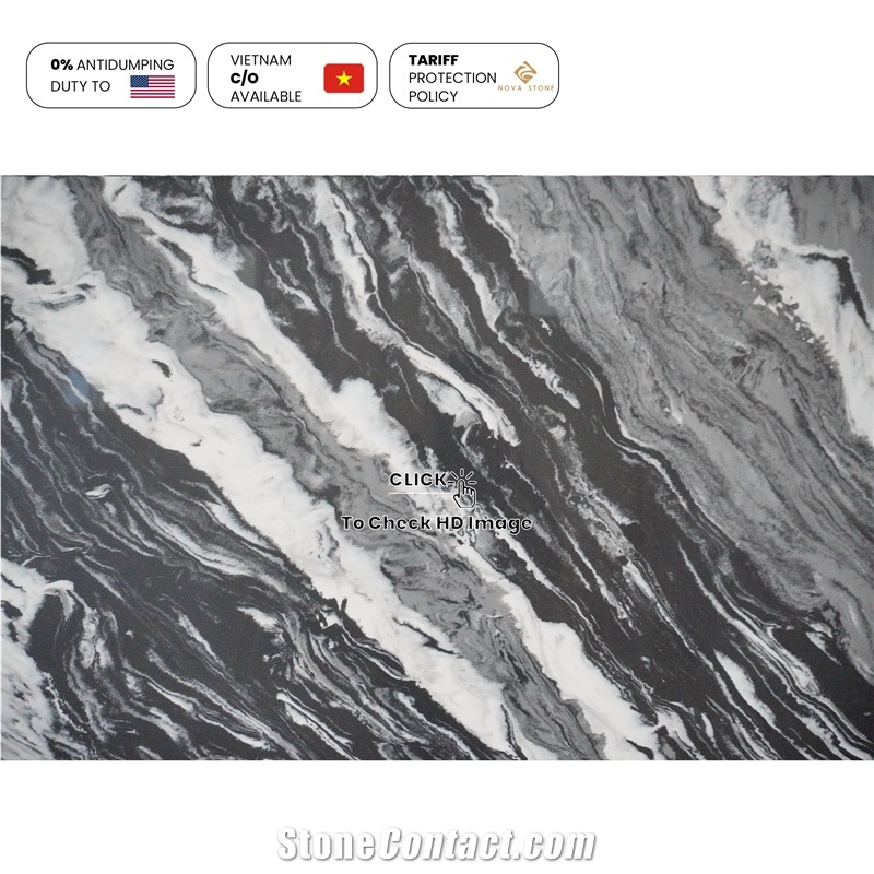 NV2005 Artificial Quartz Slab Quartz Floor