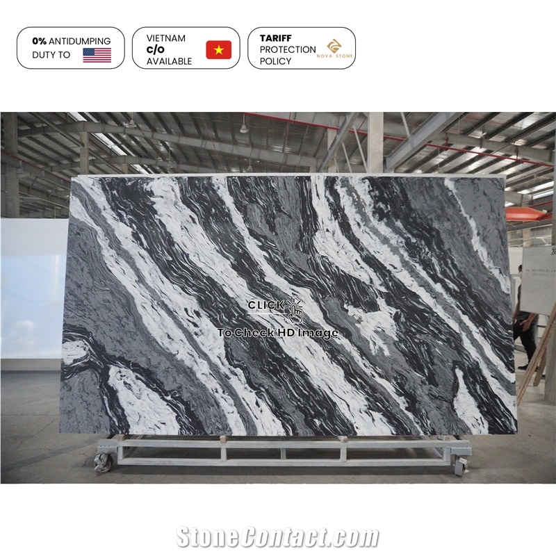 NV2005 Artificial Quartz Slab Quartz Floor