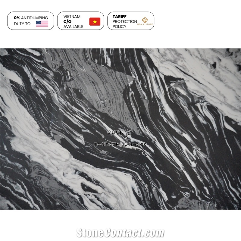 NV2005 Artificial Quartz Slab Quartz Floor
