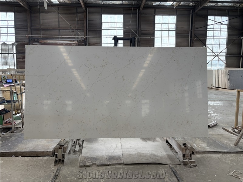 Quartz Slab Artificial Stone Slabs Gold Pattern MX901