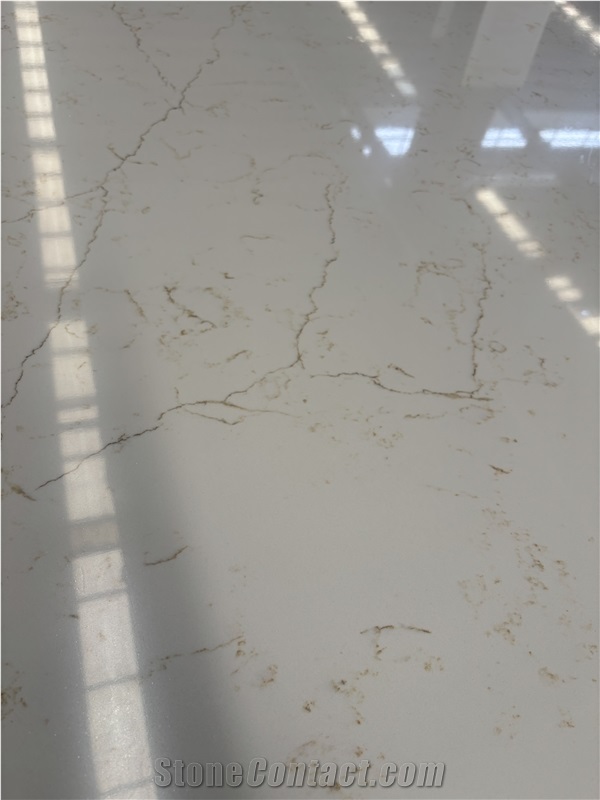Quartz Slab Artificial Stone Slabs Gold Pattern MX901