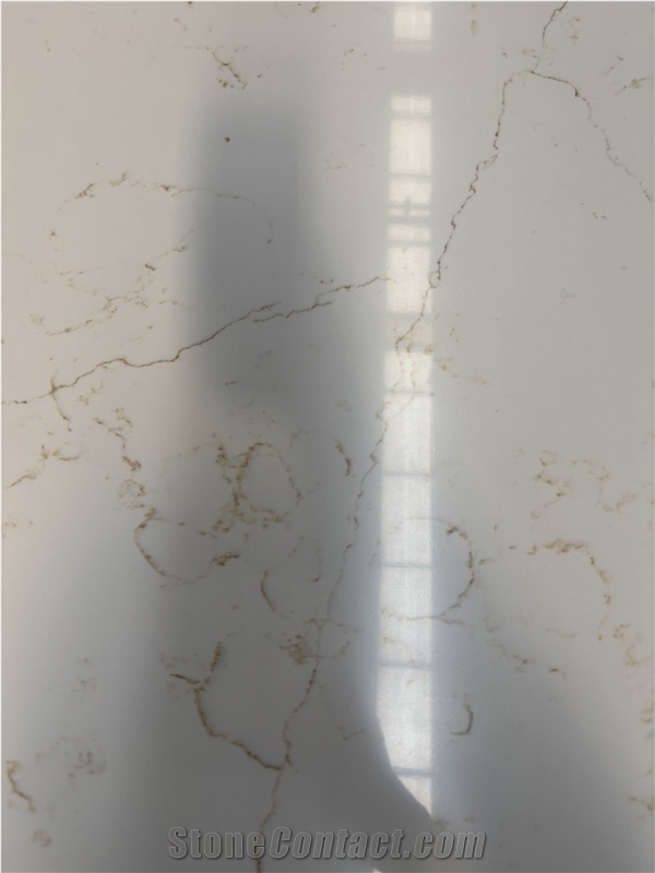 Quartz Slab Artificial Stone Slabs Gold Pattern MX901