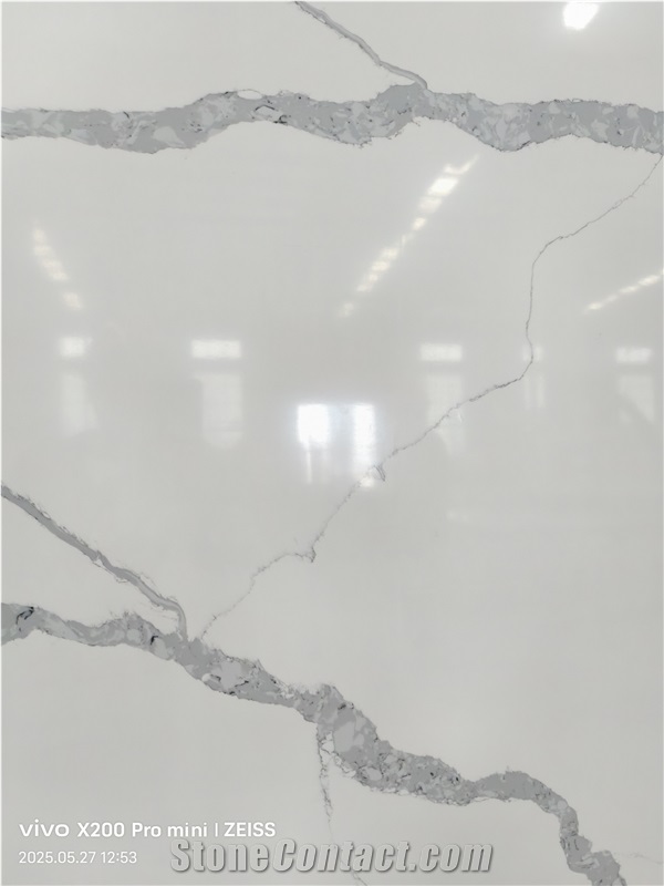 Quartz Slab Artificial Stone Slabs Hot Sale Pattern HF1-1028