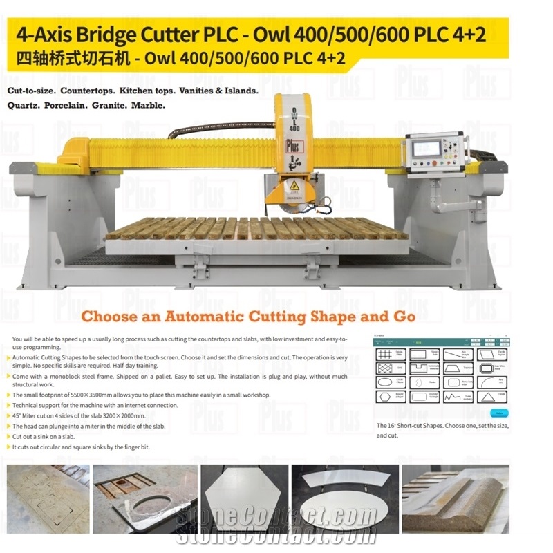4-Axis Bridge Cutter - Owl 400/500/600
