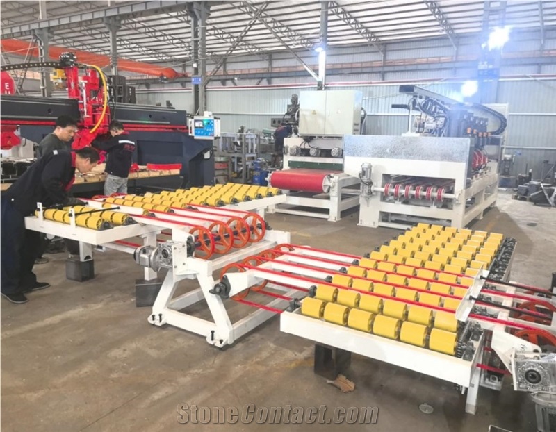 Multi Blade High-Efficient Automatic 5+3 Stone Slab Cutting Machine