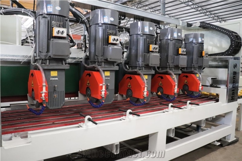 Multi Blade High-Efficient Automatic 5+3 Stone Slab Cutting Machine