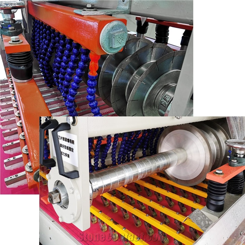 Saw Tile Multi Blade Automatic Continuous Multi-Blades Cutting Machine