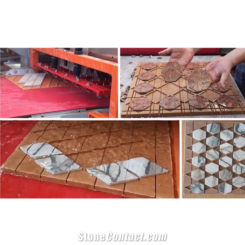 Saw Tile Multi Blade Automatic Continuous Multi-Blades Cutting Machine