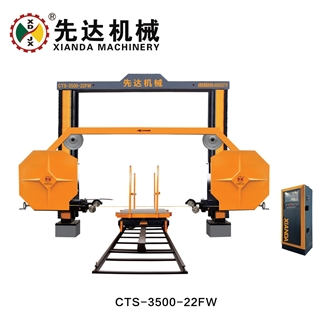 CTS-3500-22FW Single Wire Block Squaring Machine