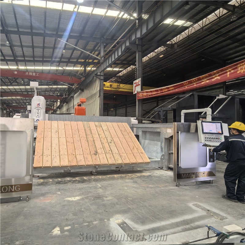 Best 5+1 Axis Granite Countertop Cutting Stone CNC Bridge Saw For Sale